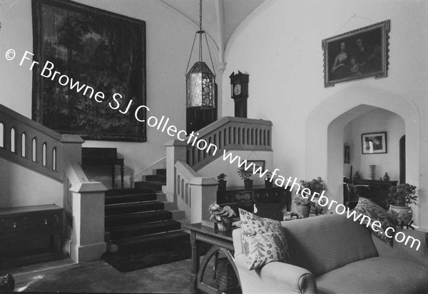 LISMORE CASTLE  ENTRANCE HALL WEST SIDE